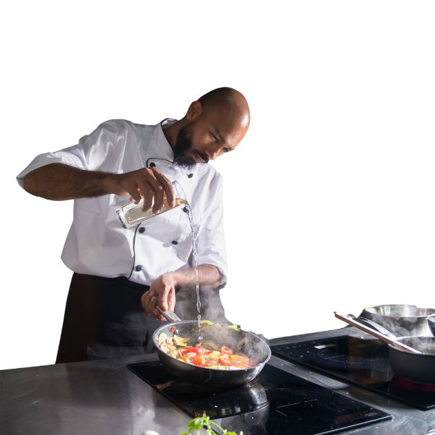 Chef cooking